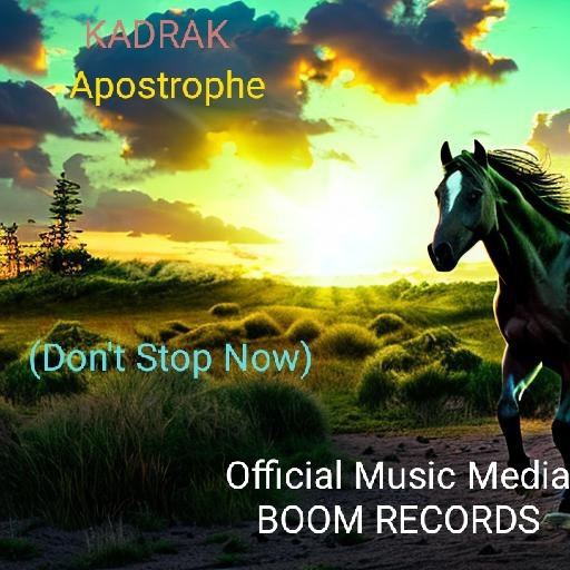 KADRAK — Apostrophe (Don&#039;t Stop Now) cover artwork