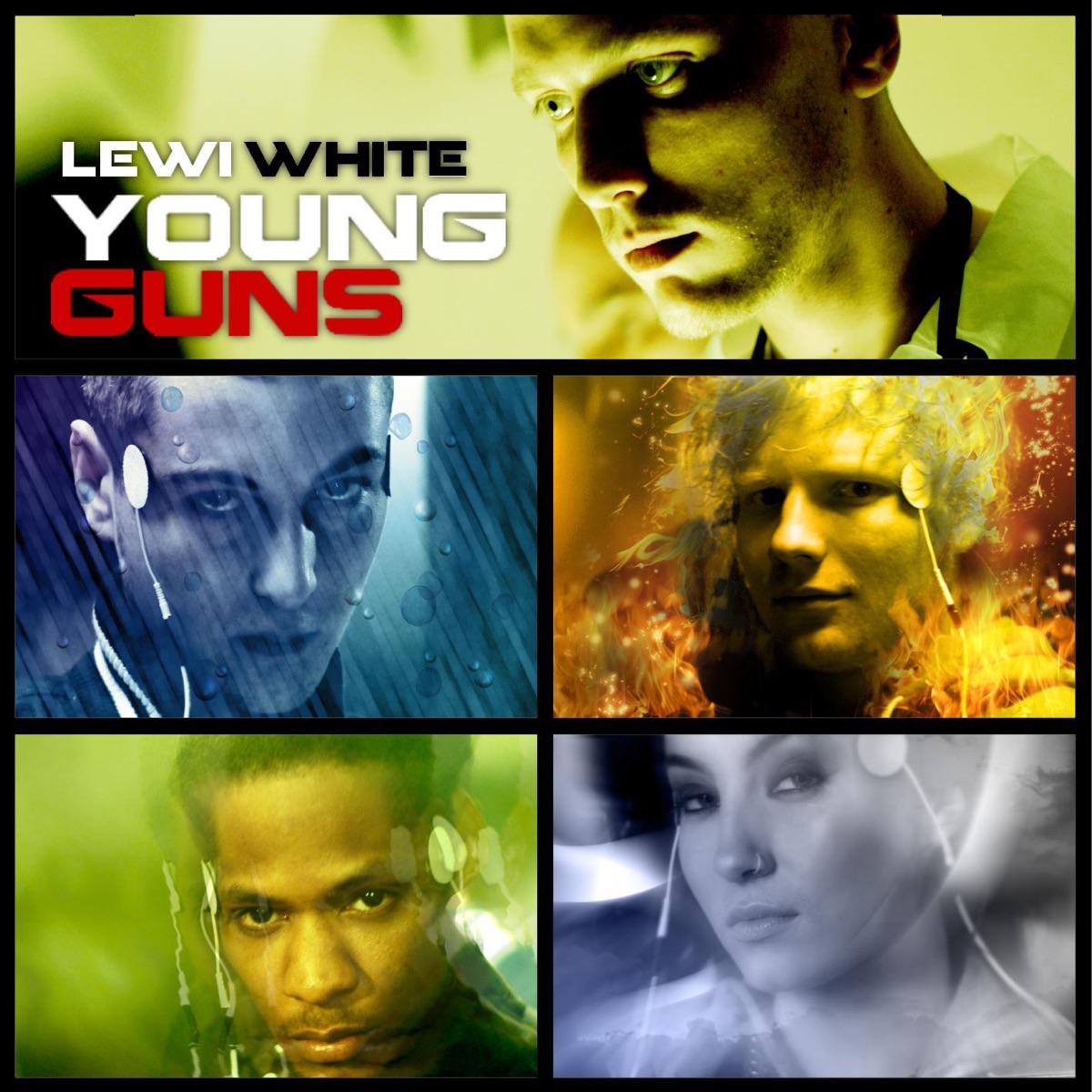 Lewi White featuring Ed Sheeran, Yasmin, Griminal, & Devlin — Young Guns cover artwork