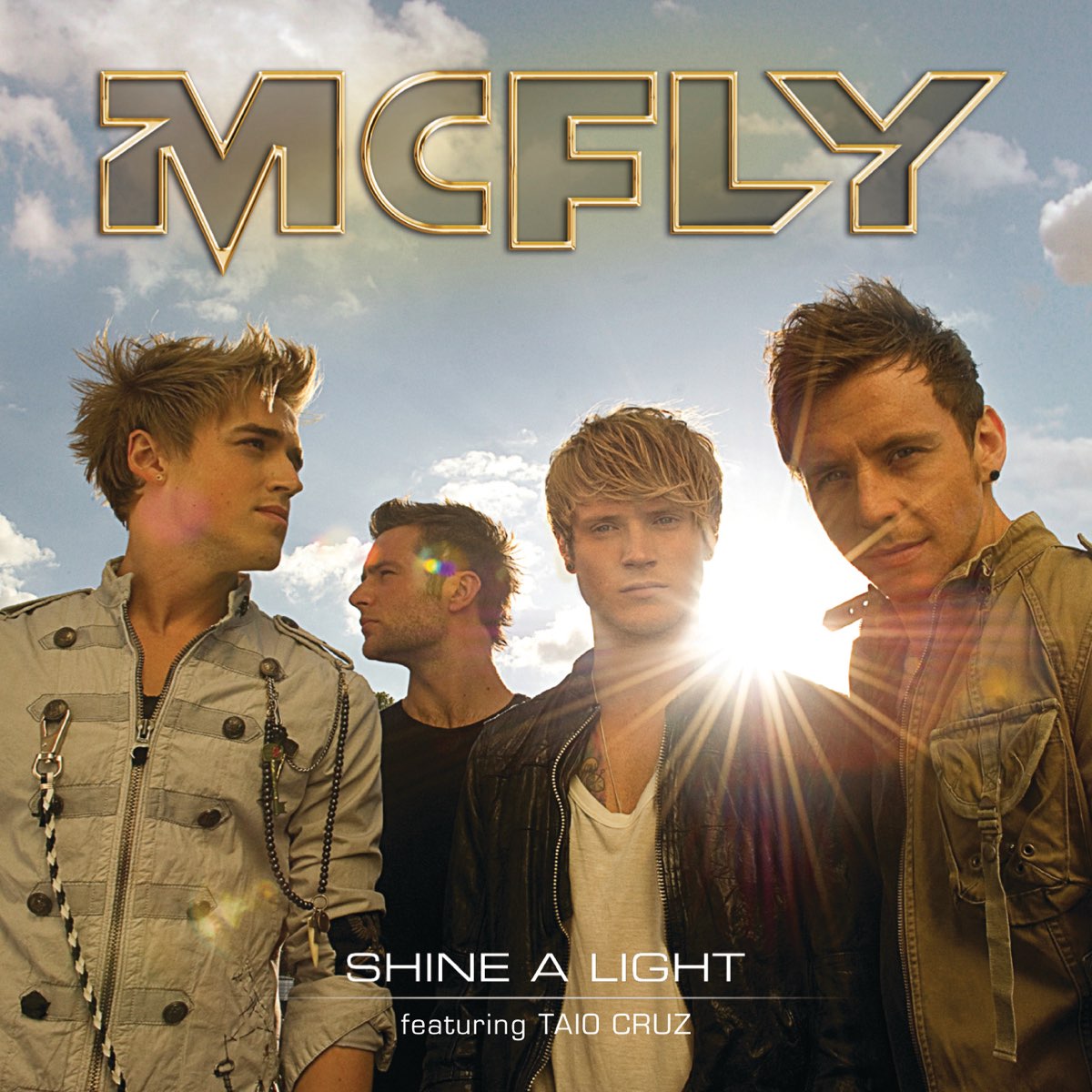 McFly ft. featuring Taio Cruz Shine a Light cover artwork