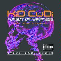 Kid Cudi featuring MGMT, Ratatat, & Steve Aoki — Pursuit Of Happiness [Extended Steve Aoki Remix] cover artwork