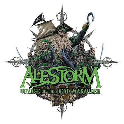 Alestorm ft. featuring Patty Gurdy Voyage of the Dead Marauder cover artwork