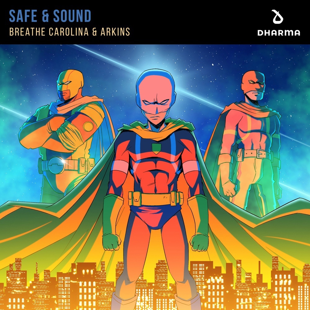 Breathe Carolina &amp; Arkins — Safe &amp; Sound cover artwork