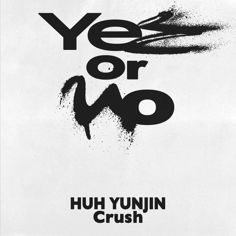 GroovyRoom featuring HUH YUNJIN & Crush — Yes or No cover artwork