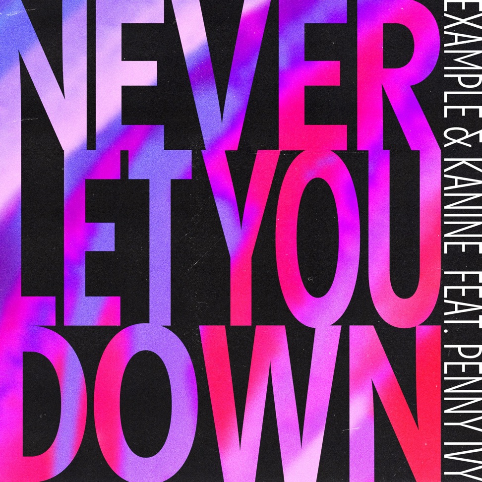 Example & Kanine ft. featuring Penny Ivy Never Let You Down cover artwork