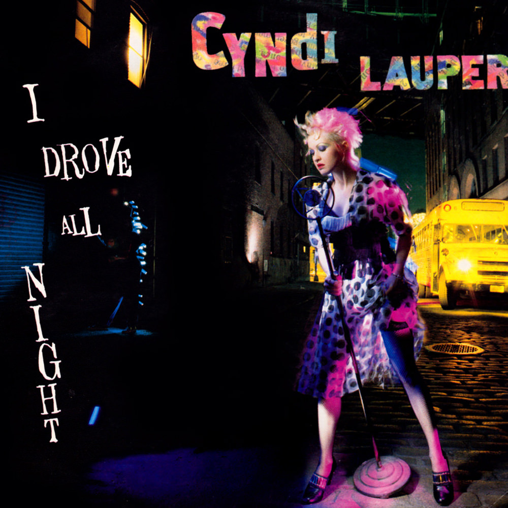 Cyndi Lauper I Drove All Night cover artwork