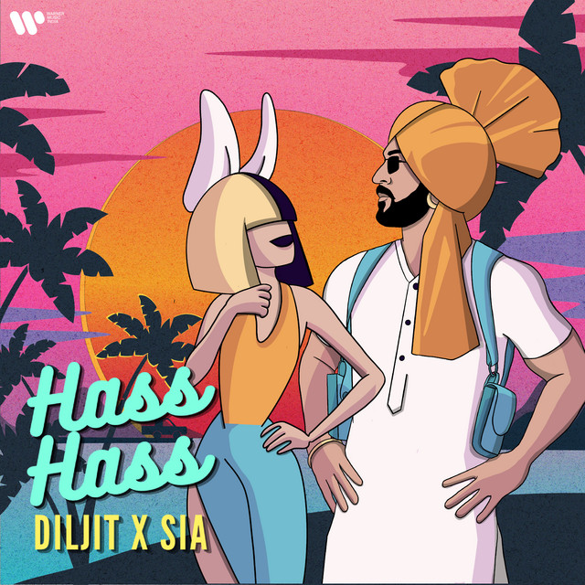 Diljit Dosanjh & Sia Hass Hass cover artwork