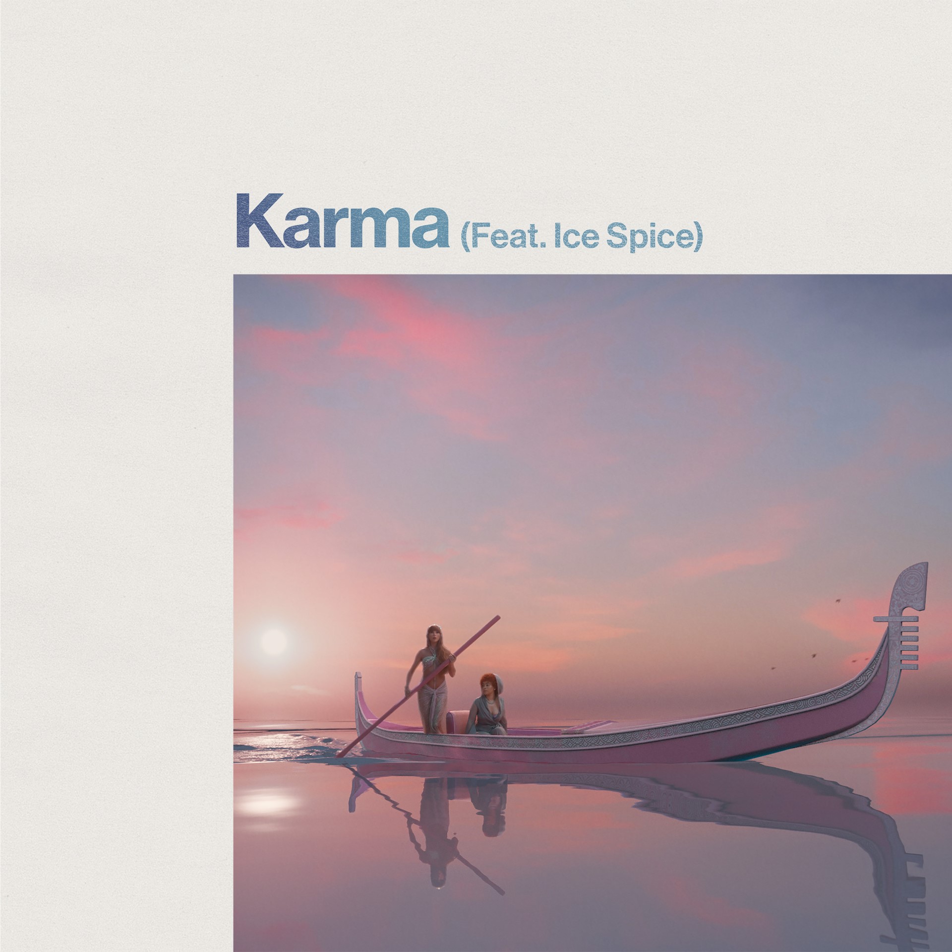 Taylor Swift ft. featuring Ice Spice Karma (Remix) cover artwork