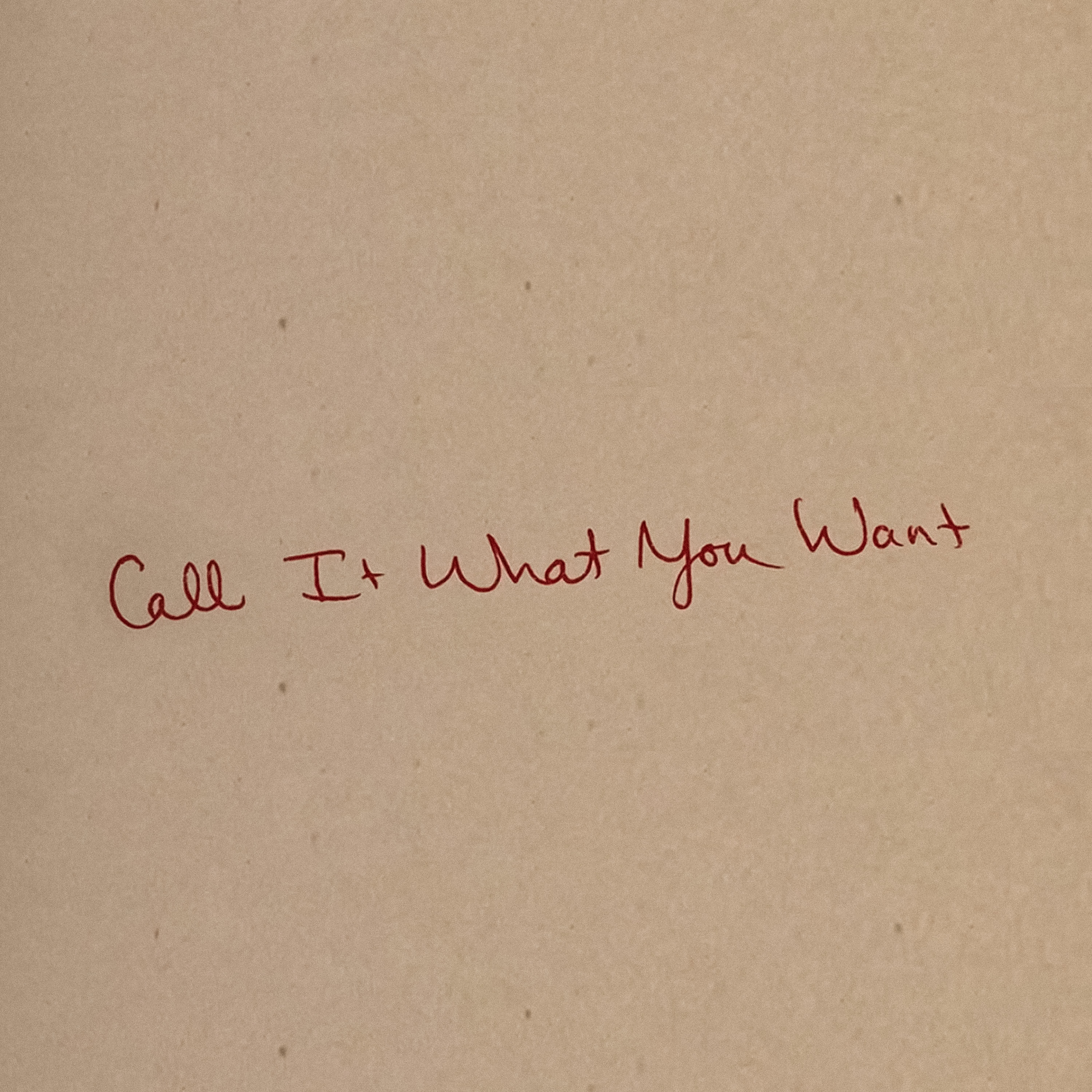 Taylor Swift — Call It What You Want cover artwork