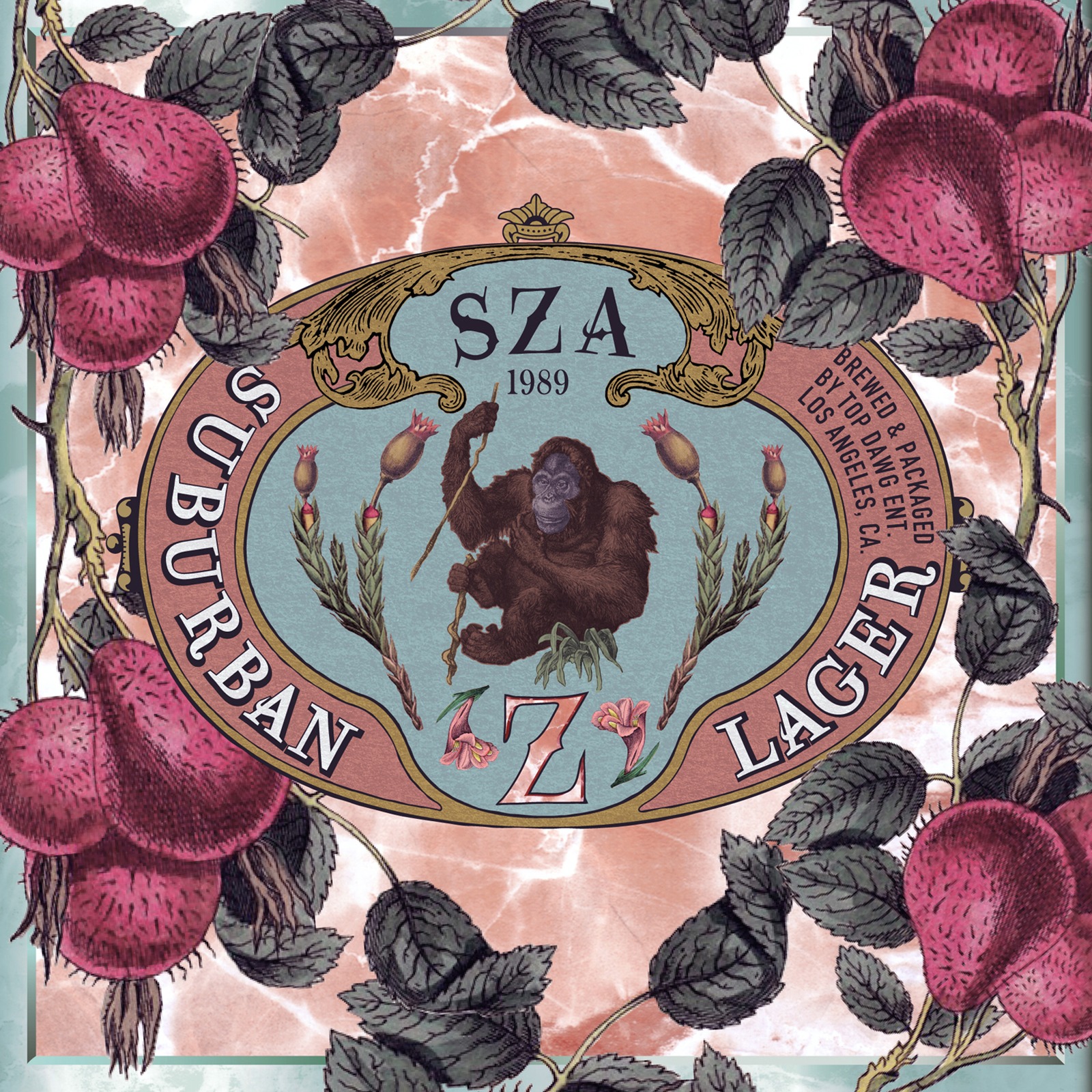SZA featuring Isaiah Rashad — Warm Winds cover artwork