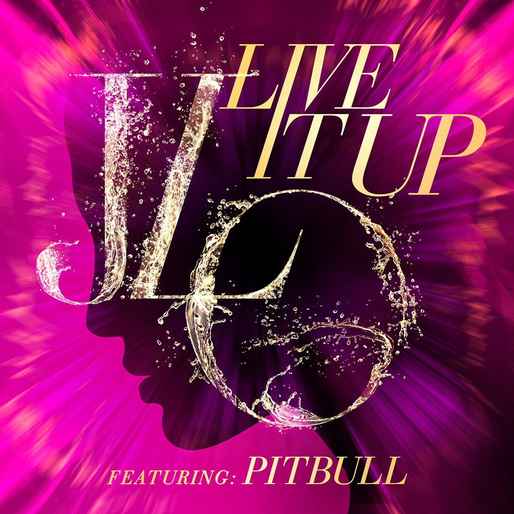 Jennifer Lopez ft. featuring Pitbull Live It Up cover artwork