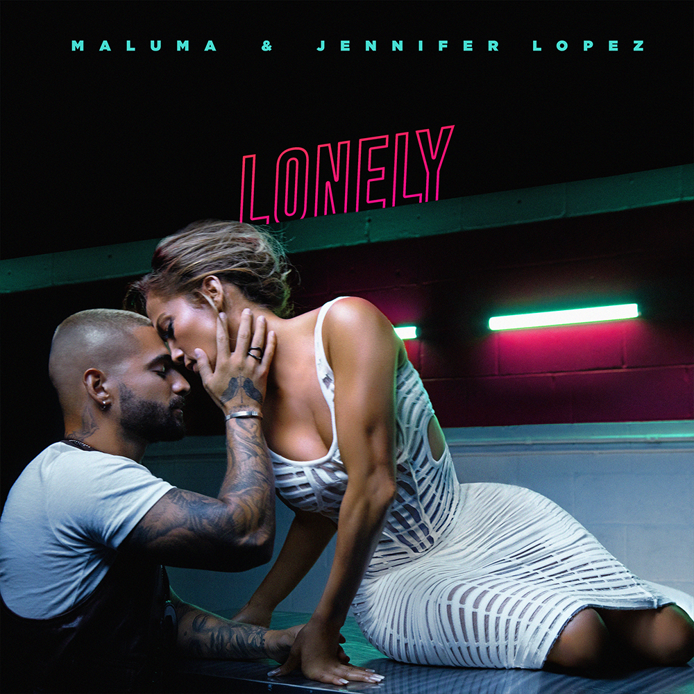 Maluma & Jennifer Lopez Lonely cover artwork