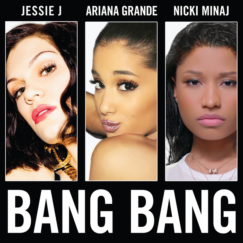 Jessie J, Ariana Grande, & Nicki Minaj Bang Bang cover artwork