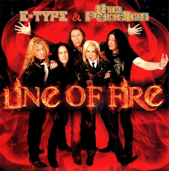 E-Type & The Poodles — Line of Fire cover artwork