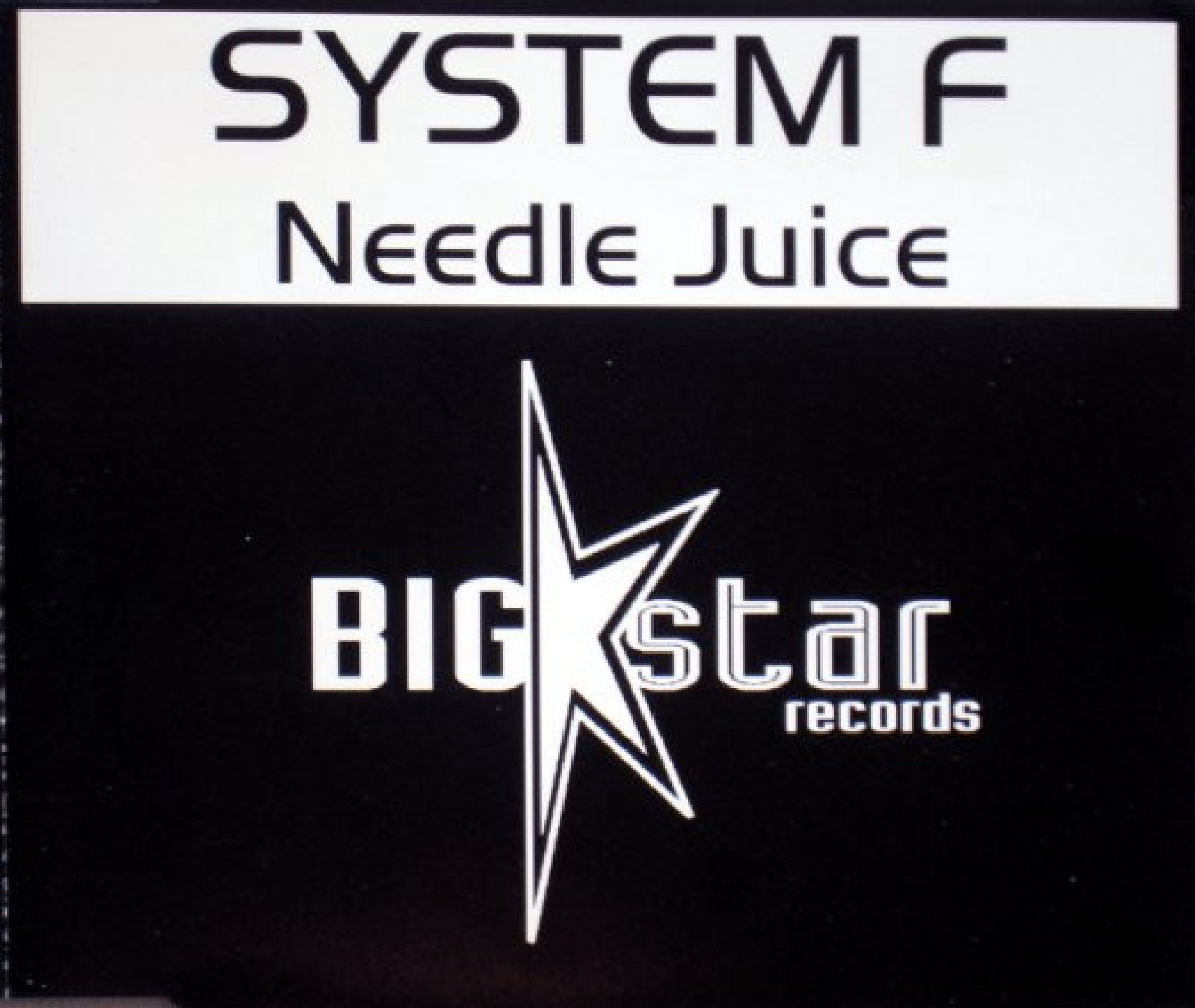 System F — Needlejuice cover artwork