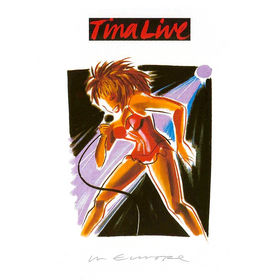 Tina Turner Tina Live In Europe cover artwork