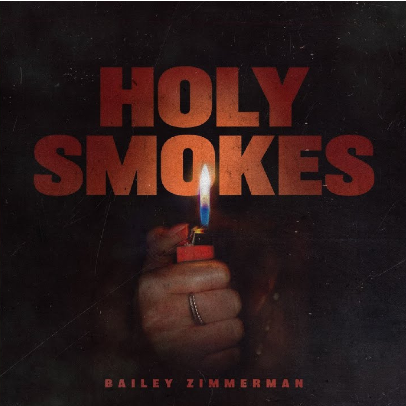 Bailey Zimmerman Holy Smokes cover artwork
