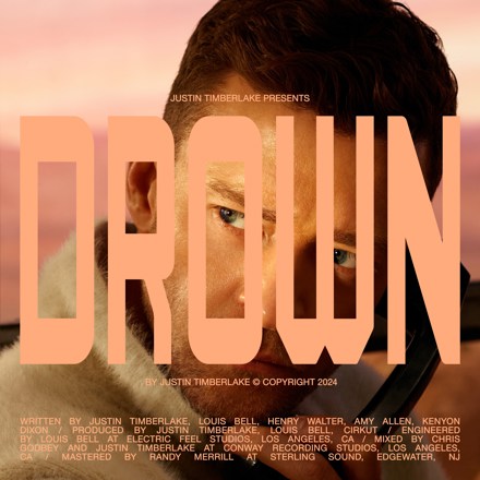 Justin Timberlake Drown cover artwork