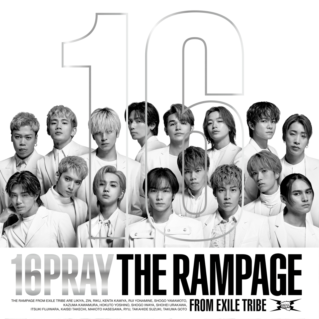 THE RAMPAGE from EXILE TRIBE — 16PRAY cover artwork