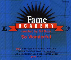 Fame Academy & DJ Bobo So Wonderful cover artwork
