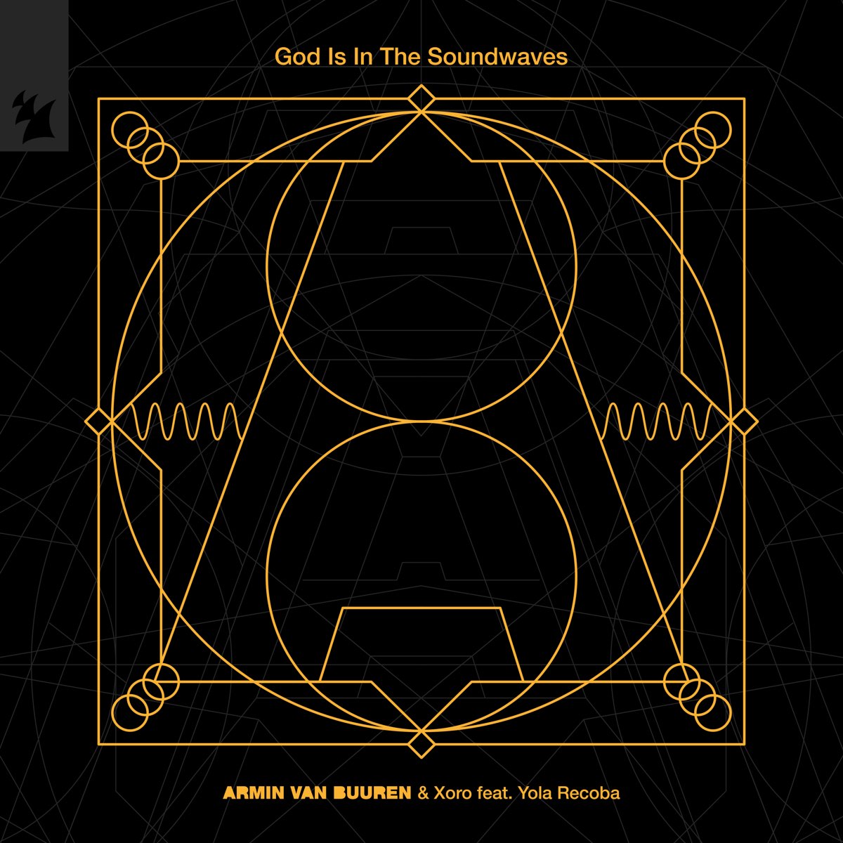 Armin van Buuren & Xoro ft. featuring Yola Recoba God Is In The Soundwaves cover artwork