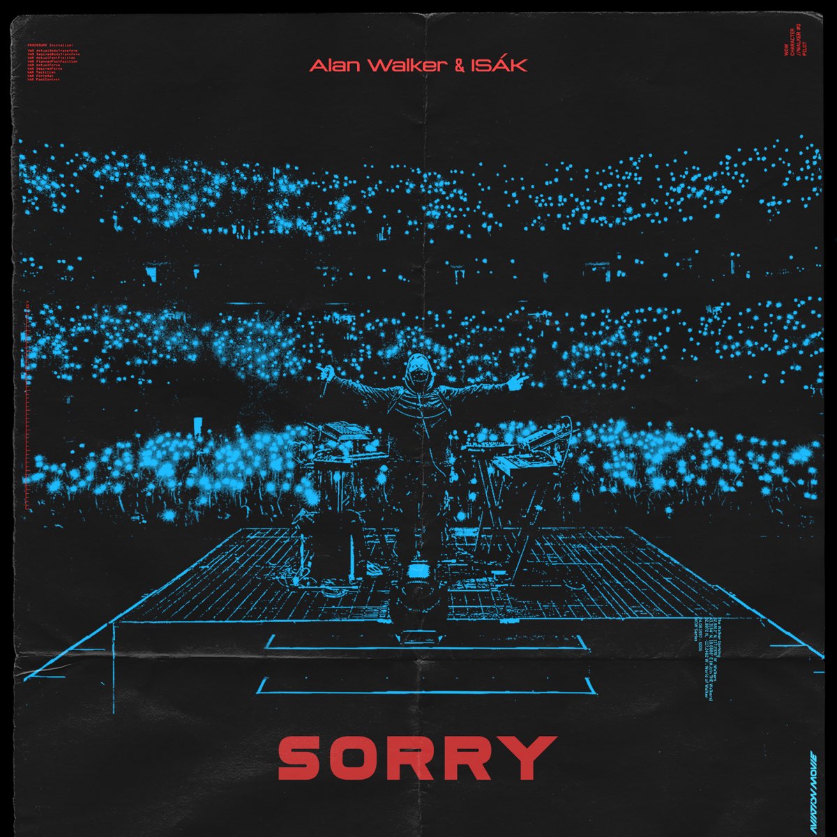 Alan Walker featuring ISÁK — Sorry (Albert Vishi Remix) cover artwork
