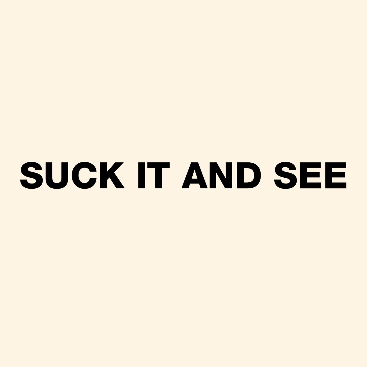 Arctic Monkeys — Suck It and See cover artwork