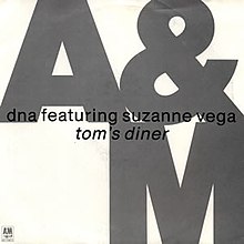 DNA featuring Suzanne Vega — Tom&#039;s Diner cover artwork