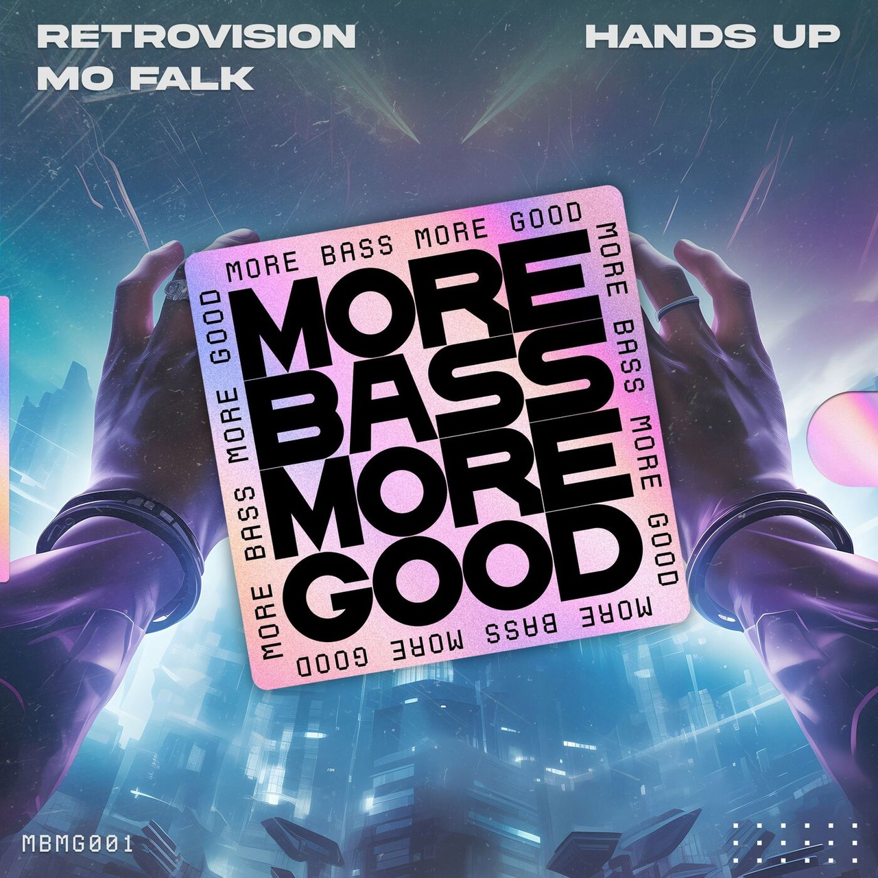 RetroVision & Mo Falk — Hands Up cover artwork