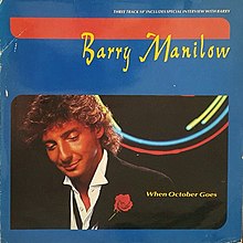 Barry Manilow When October Goes cover artwork