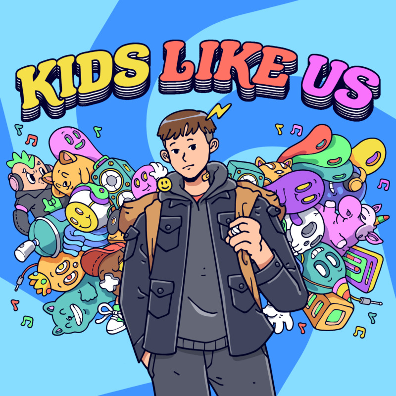 LUM!X ft. featuring LUCiD &amp; FRiENDS Kids Like Us cover artwork