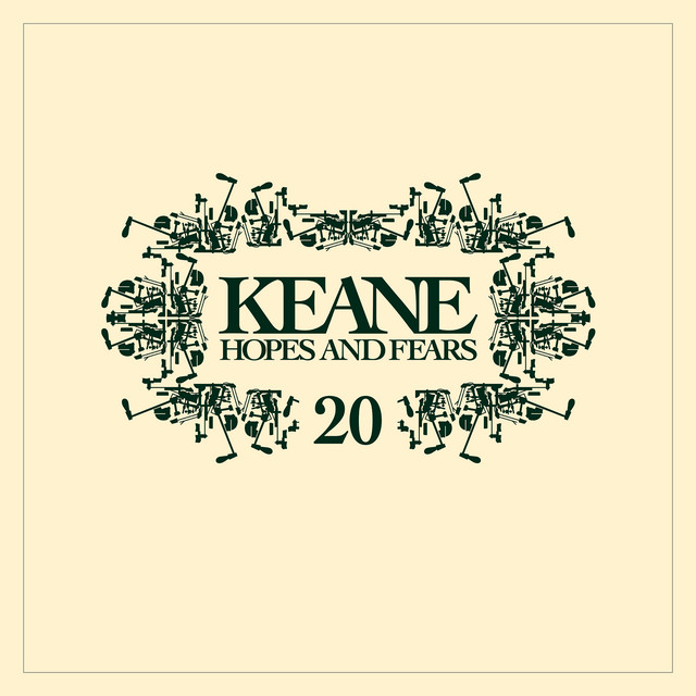 Keane 20TH ANNIVERSARY HOPES AND FEARS cover artwork