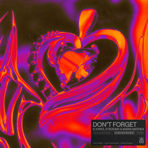 B Jones, Stadiumx, & Maria Mathea — Don&#039;t Forget cover artwork