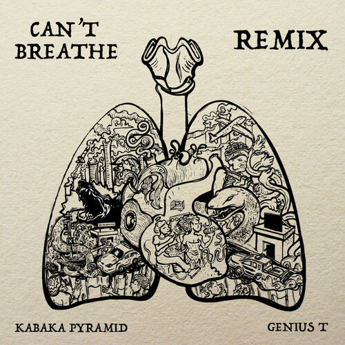 Kabaka Pyramid Can&#039;t Breathe (Genius T Remix) cover artwork