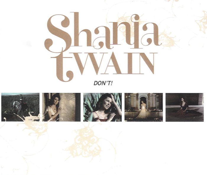Shania Twain — Don't! cover artwork