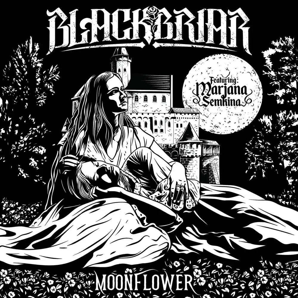 Blackbriar featuring Marjana Semkina — Moonflower cover artwork