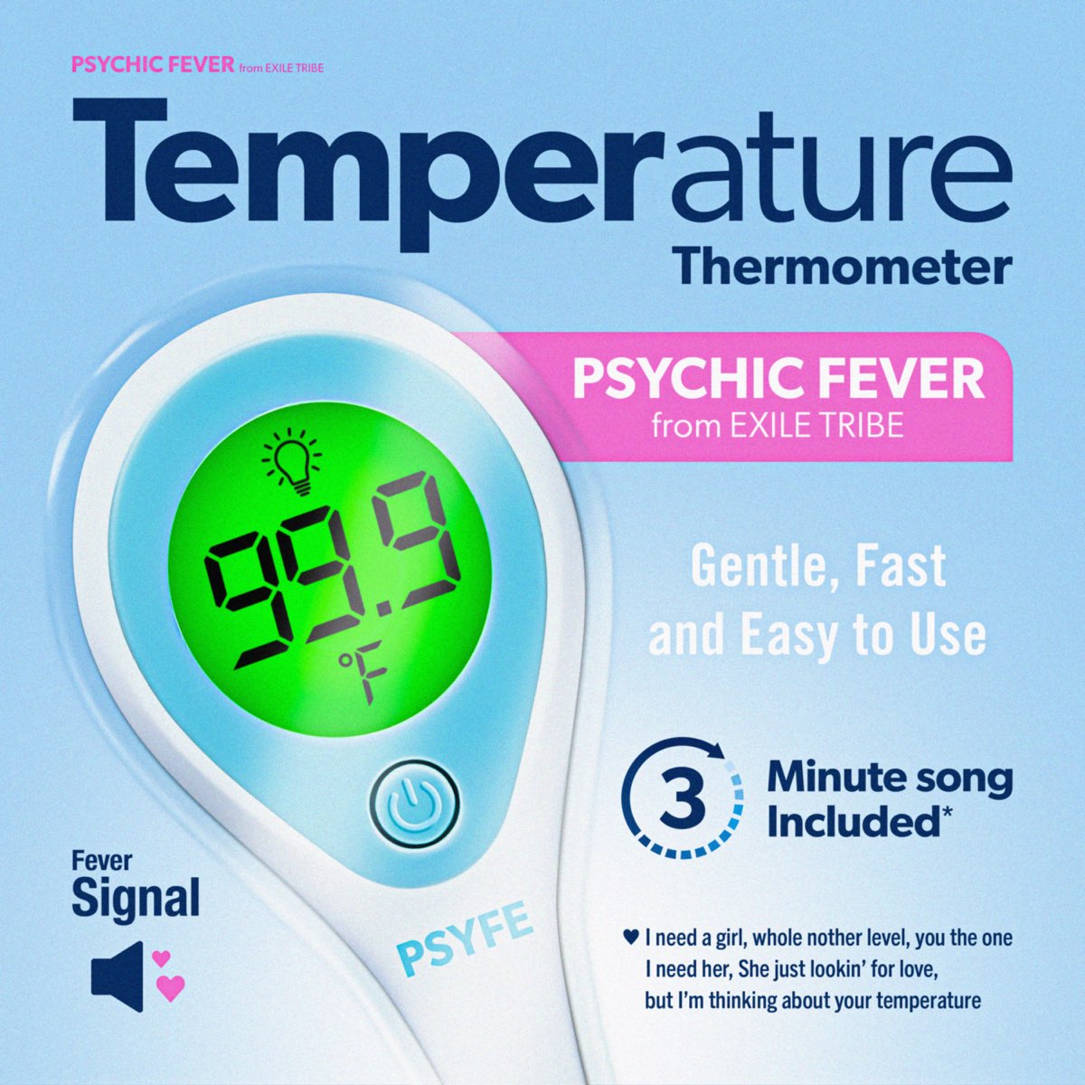 PSYCHIC FEVER from EXILE TRIBE — Temperature cover artwork