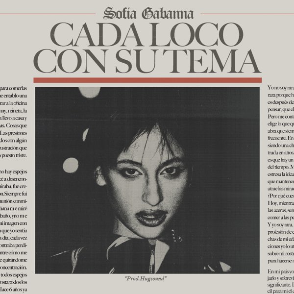 Sofia Gabanna — Cada Loco Con Su Tema cover artwork