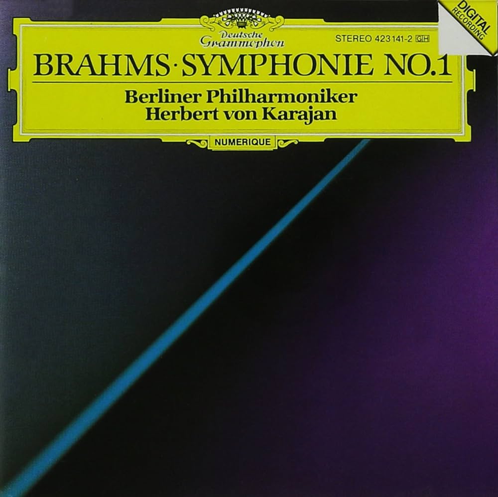 Johannes Brahms — Symphony No. 1 cover artwork