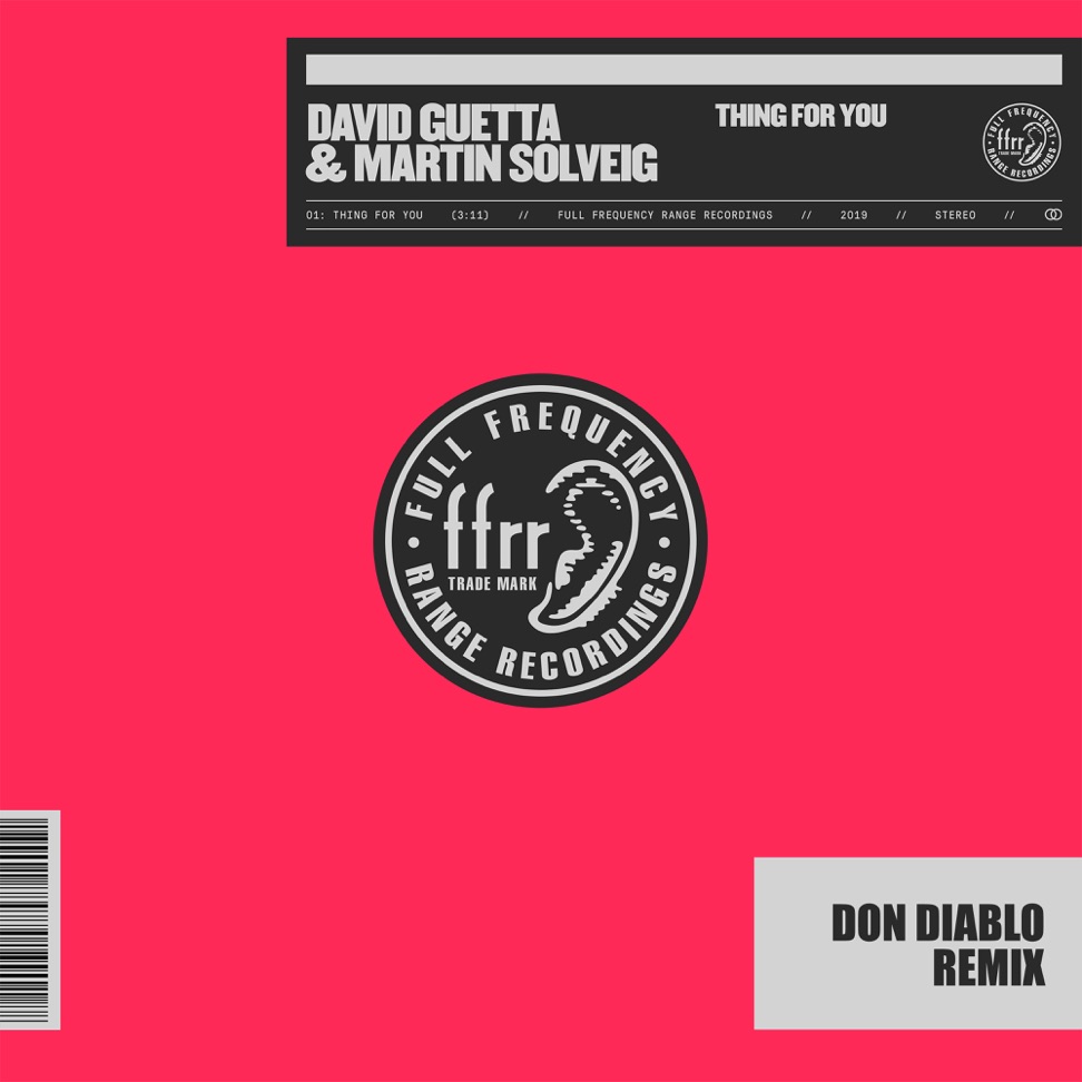David Guetta & Martin Solveig — Thing for You (Don Diablo Remix) cover artwork