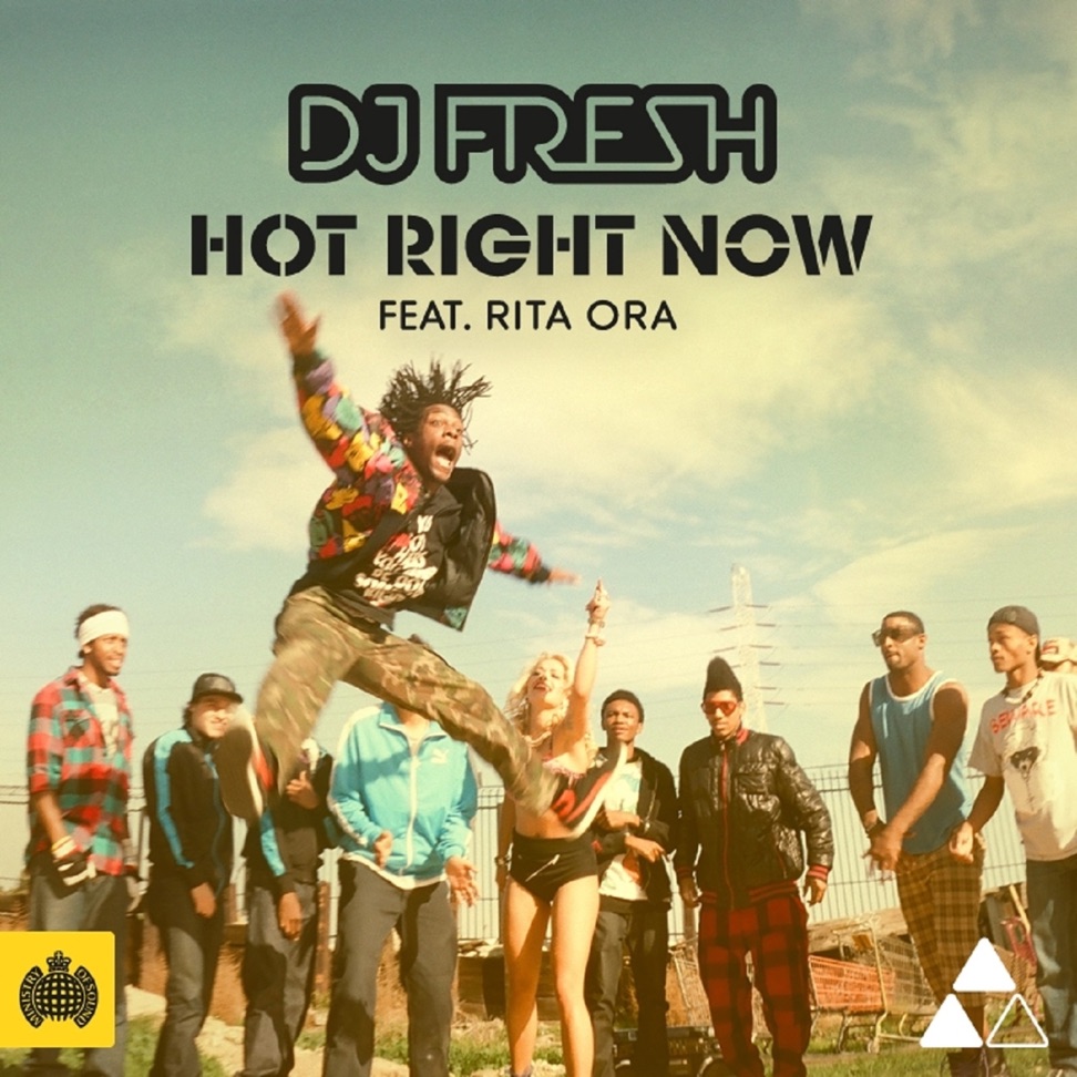 DJ Fresh featuring Rita Ora — Hot Right Now (Zomboy Remix) cover artwork