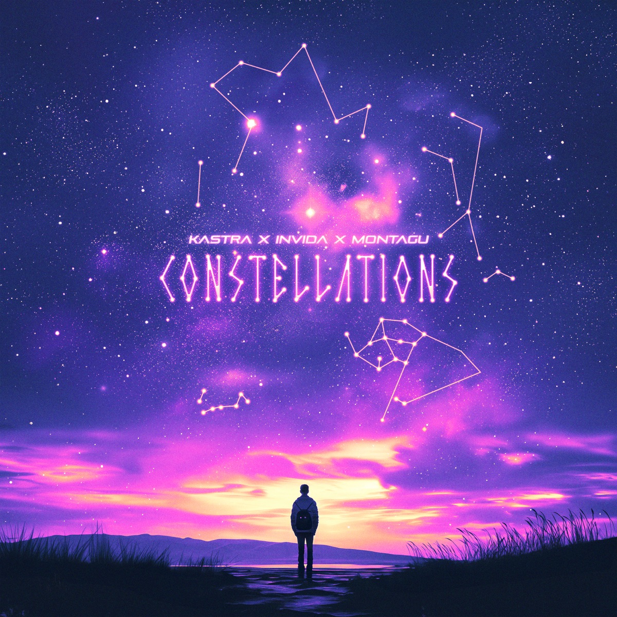 Kastra, INViDA, & Montagu — Constellations cover artwork