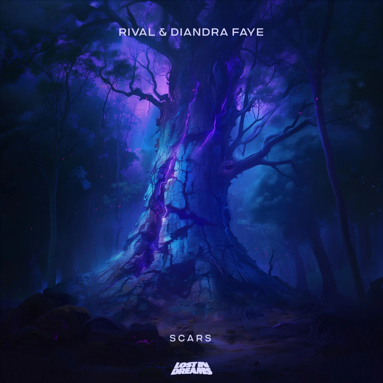 Rival & Diandra Faye — Scars cover artwork