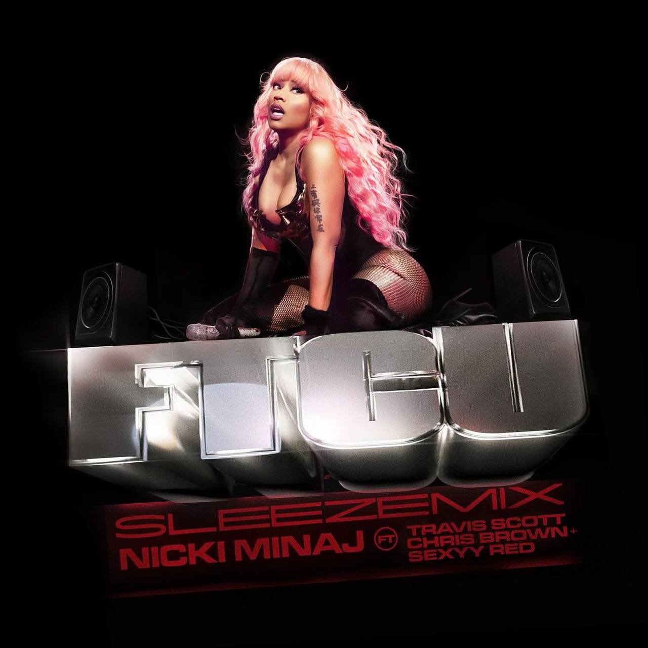 Nicki Minaj featuring Travis Scott, Chris Brown, & Sexxy Red — FTCU (SLEEZEMIX) cover artwork