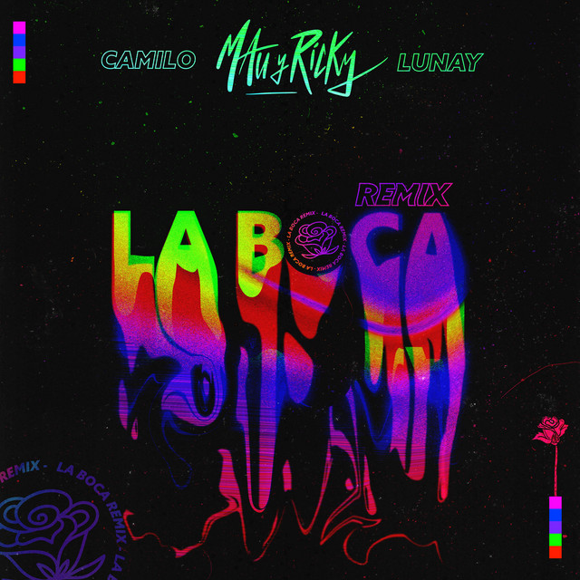 Mau y Ricky & Camilo featuring Lunay — La Boca (Remix) cover artwork