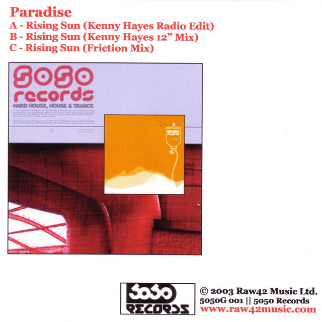 Paradise — Rising Sun (Kenny Hayes Remix) cover artwork