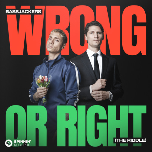 Bassjackers — Wrong or Right (The Riddle) cover artwork