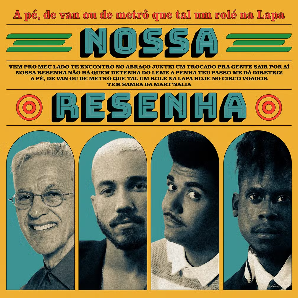Os Garotin, Caetano Veloso, & Cupertino featuring Anchietx — Nossa Resenha cover artwork