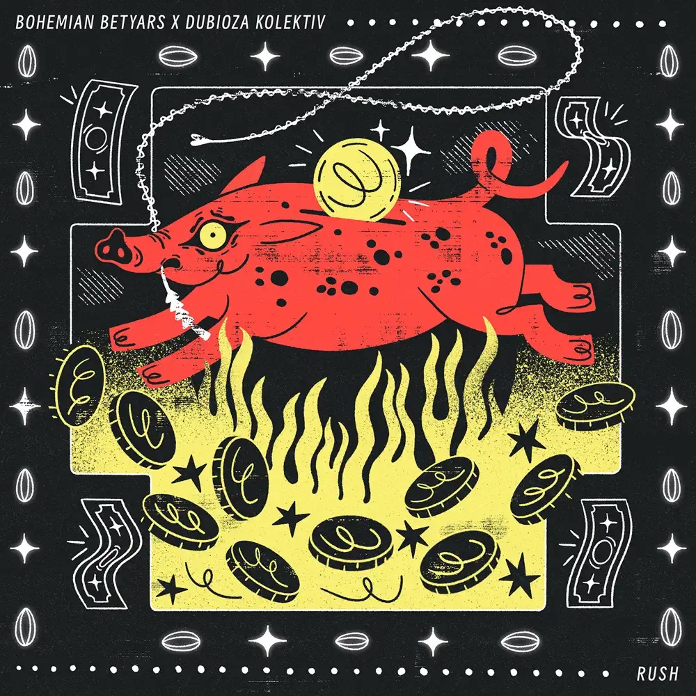 Bohemian Betyars & Dubioza Kolektiv — Rush cover artwork