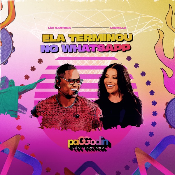 Léo Santana featuring LUDMILLA — Ela Terminou No WhatsApp (Ao Vivo) cover artwork