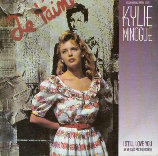 Kylie Minogue Je ne sais pas pourquoi cover artwork